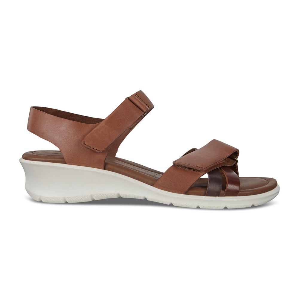 Sandalias Mujer - ECCO Felicia Adjustable Strap - Marrom - APB490372